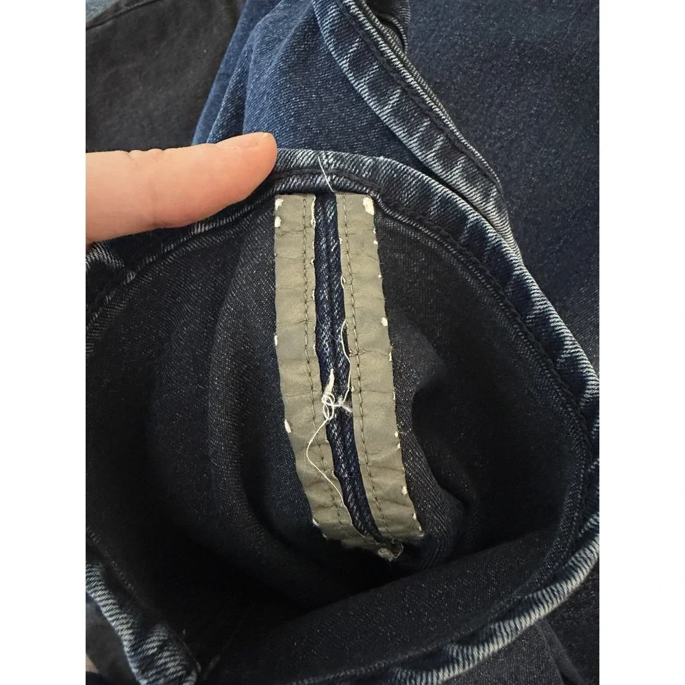 Levis 511 Slim Fit Commuter‎ Jeans Mens Actual Size 38x29 Dark Wash Reflective